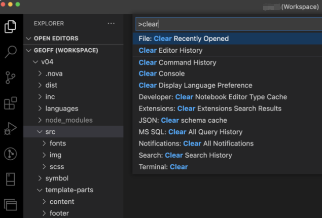 Use a Keyboard Shortcut to Clear VS Code Cache