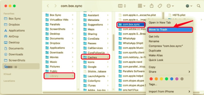 Manually Uninstall Box Sync on Mac with All Related Files