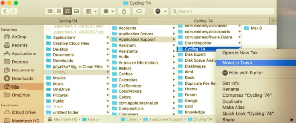 Удалите Max из Cycling '74 со всеми файлами поддержки