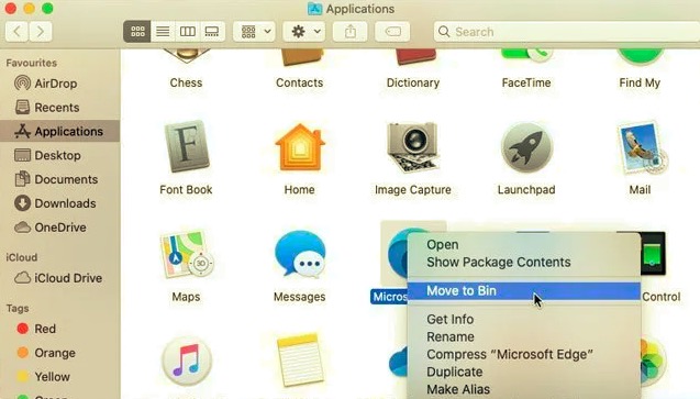 Odinstaluj aplikacje, aby wyczyścić komputer Mac