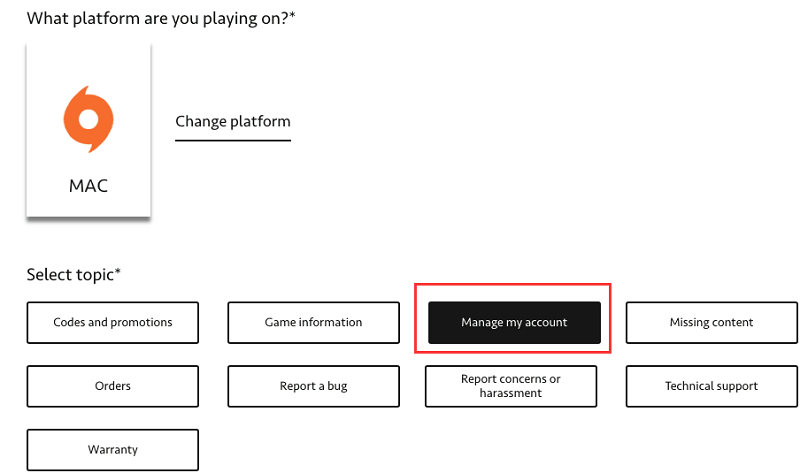 Delete Origin Account on Mac