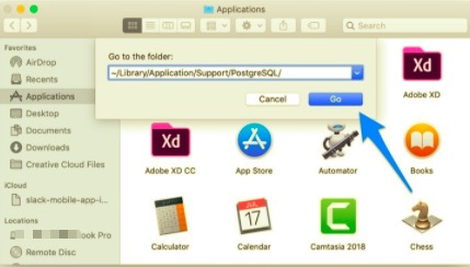 Desinstalar manualmente o Postgres no Mac