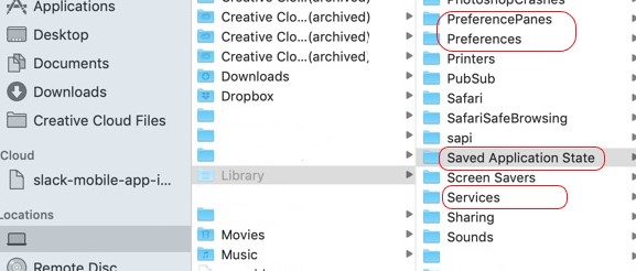 احذف Quicken-Related Files من Mac