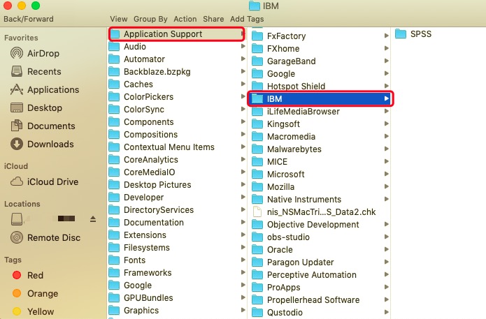 Remover SPSS do Mac com todos os componentes