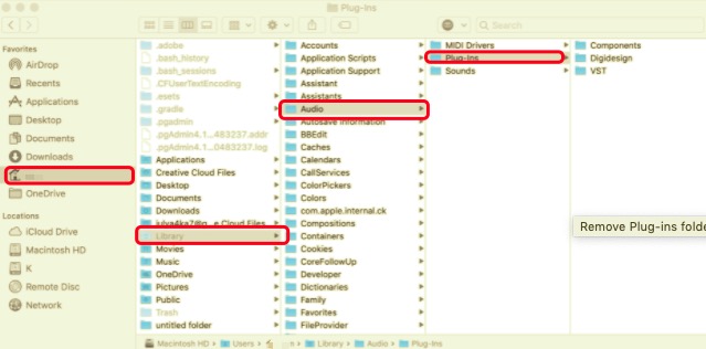 Desinstalar manualmente os plug-ins Waves com todos os dados remanescentes