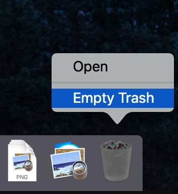 Empty Trash to Uninstall Mactracker