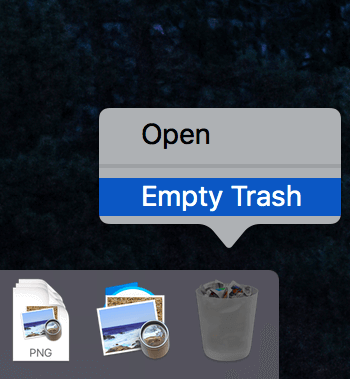 Empty Trash to Completely Uninstall SuperDuper
