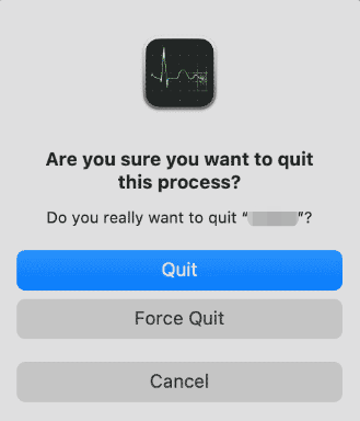 Force Quit to Uninstall MacFamilyTree