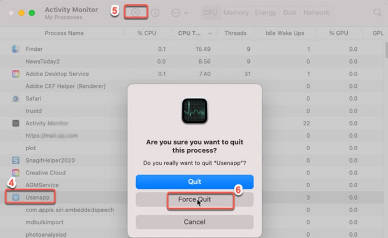 Steps to Uninstall Usenapp on Mac Manually