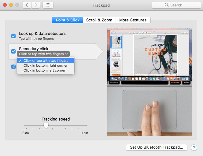 how to right click on Mac