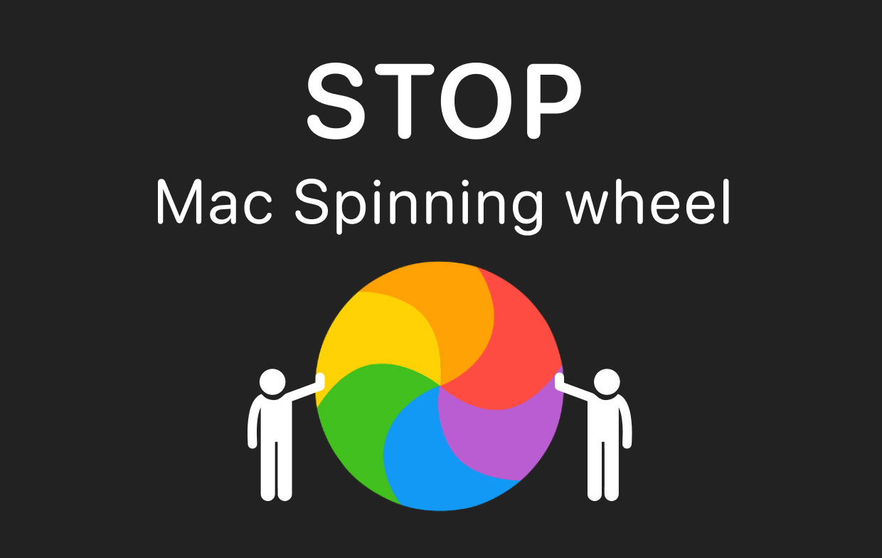 Como parar de girar no Mac