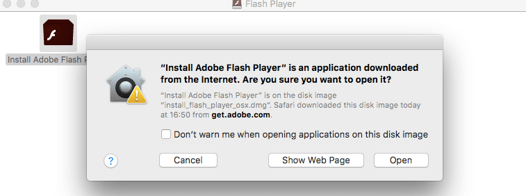 Adobe Flash Player 설치