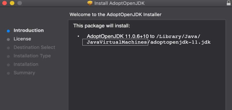 The Package of AdoptOpenJDK