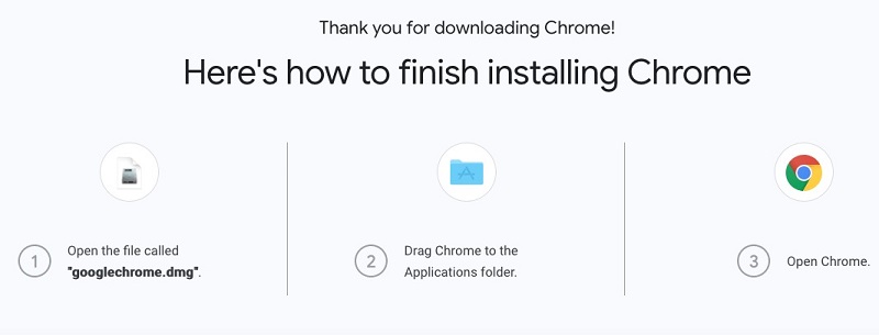 installing google chrome on mac