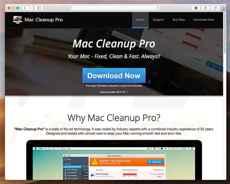 Mac Cleanup Pro-malware