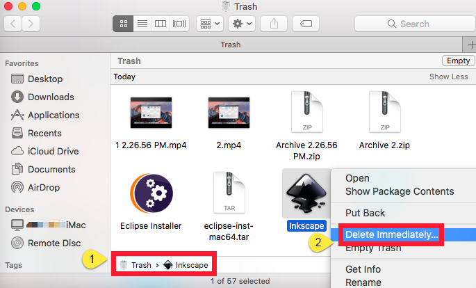 Manually Uninstall Inkscape On Mac