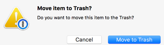 Move Search Marquis to Trash to Get Rid of It