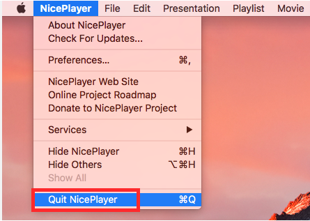 Steps to Uninstall NicePlayer