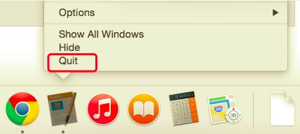Quit Pages Before Uninstalling It from Mac