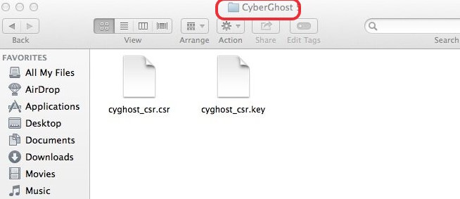 قم بإزالة الملفات المرتبطة بـ Cyberghost VPN