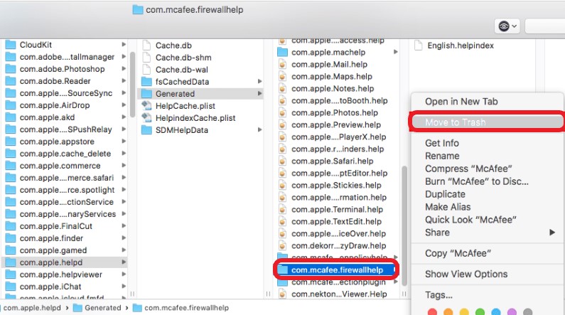 Desinstale o McAfee LiveSafe no Mac de maneira manual