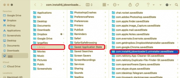 Desinstale manualmente o JDownloader no Mac com todos os arquivos relacionados