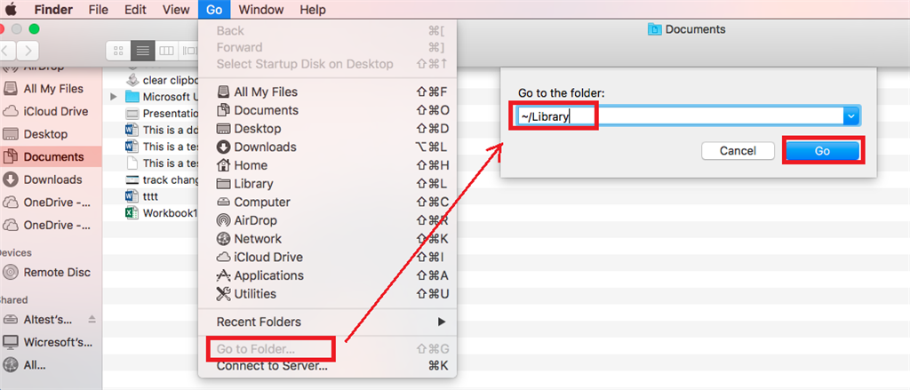 Navigate Library Folder to Uninstall ScreenFlow