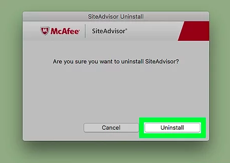 Como excluir totalmente o McAfee SiteAdvisor