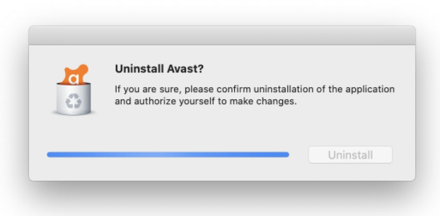 Desinstale o Avast no Mac usando o desinstalador fornecido