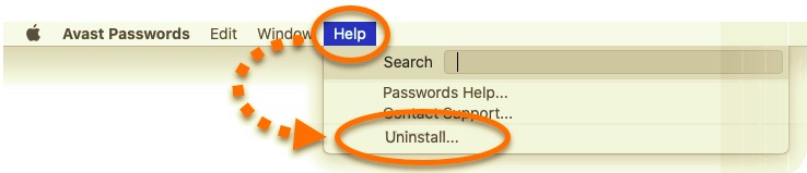 قم بإلغاء تثبيت كلمة مرور Avast المثبتة عبر Avast Security