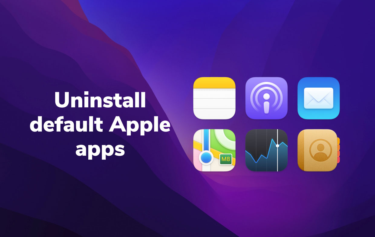 Удалите приложения Apple по умолчанию на Mac