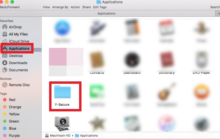 Uninstall F-Secure on Mac In A Manual Way