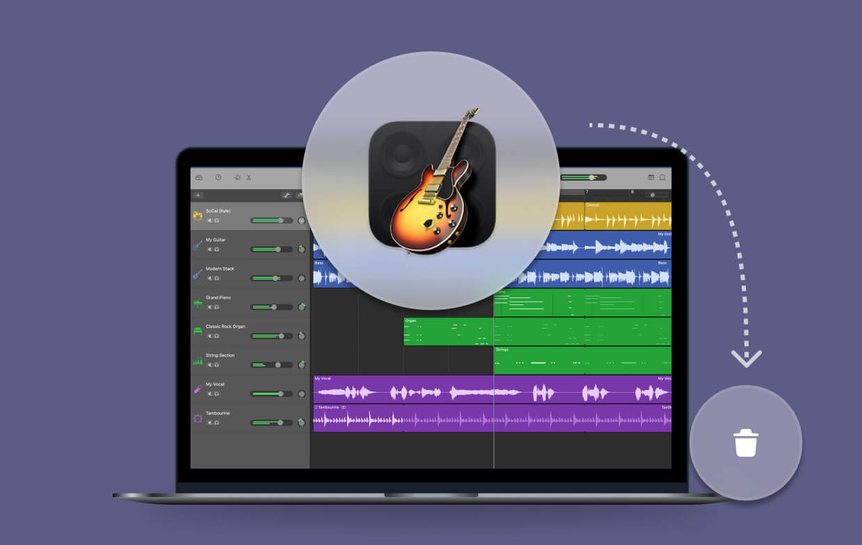 Verwijder Garageband op Mac