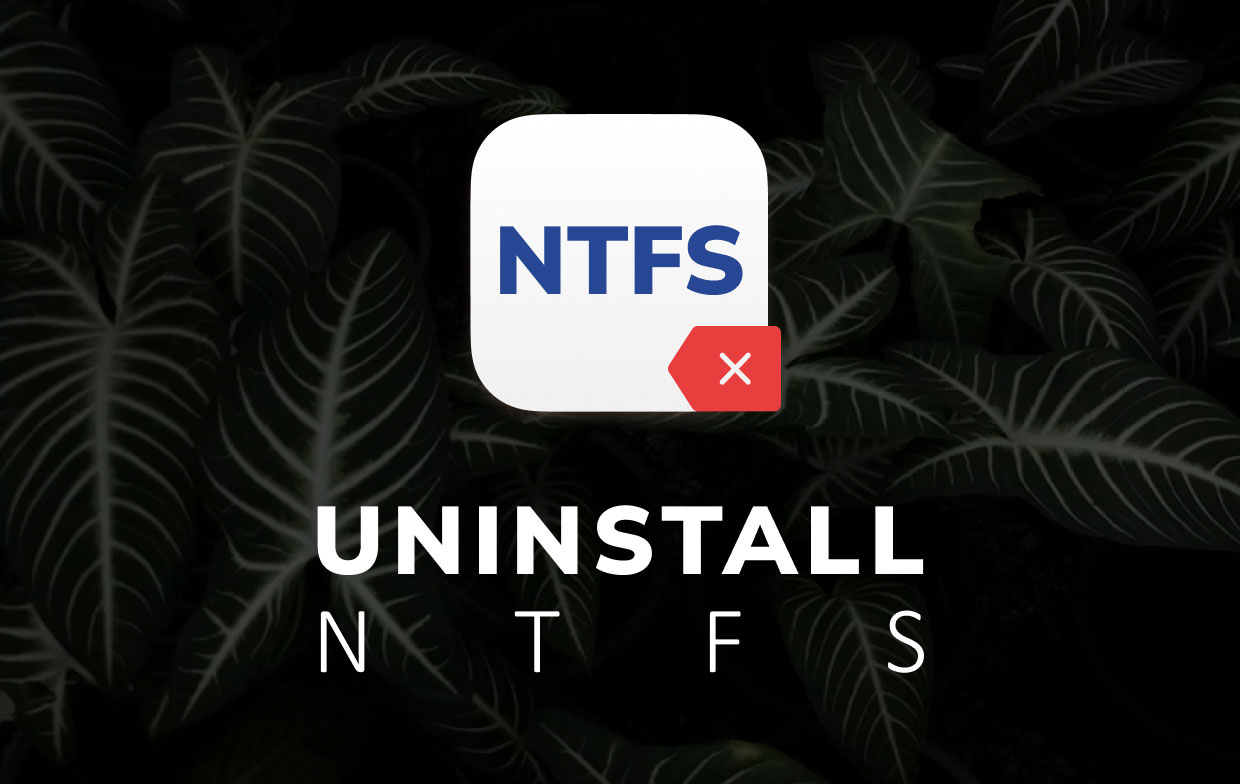 Удалить NTFS для Mac