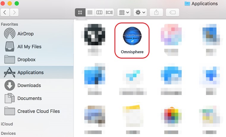 Как вручную удалить Omnisphere на Mac