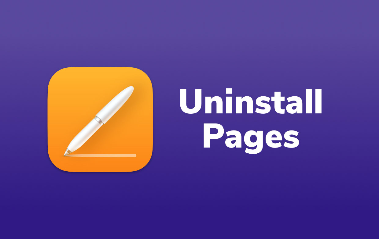 Uninstall Pages from Mac