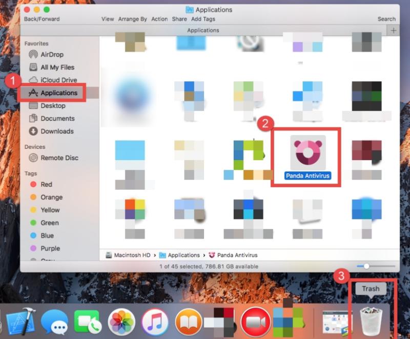 Remove Panda Antivirus from Mac Manually