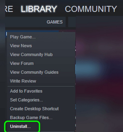 Manually Uninstall PUBG with Steam