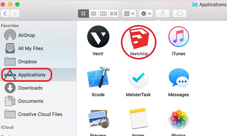 Manual Way to Uninstall Sketchup on Mac