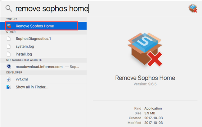Remove Sophos from Mac