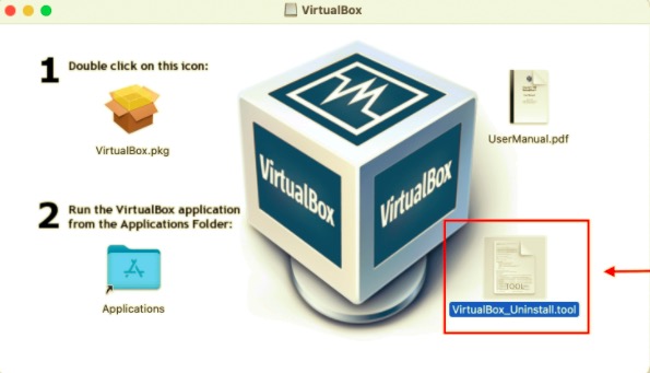 Удалите VirtualBox с Mac с помощью терминала