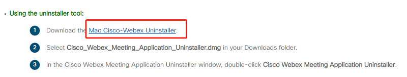 Uninstall Cisco Webex on Mac with Its Uninstaller