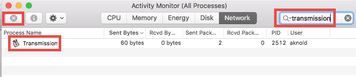 Sair da transmissão para desinstalá-lo