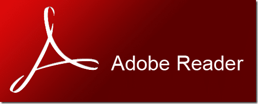 شعار Adobe Reader