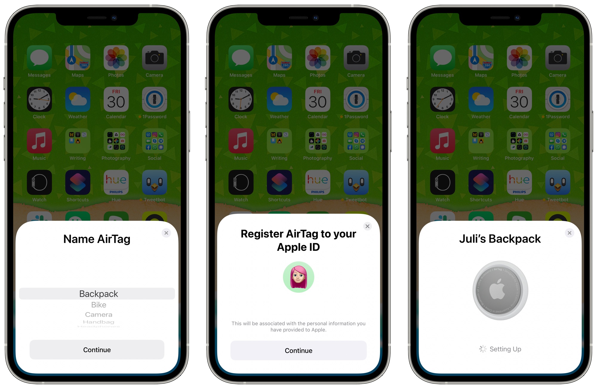 Set Up Your AirTags