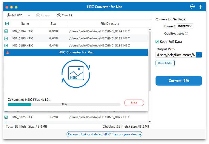 Aiseesoft HEIC naar JPG-converter