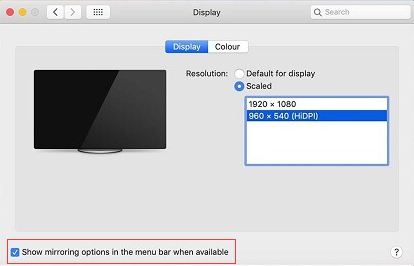 Allow the AirPlay Icon to Be Displayed
