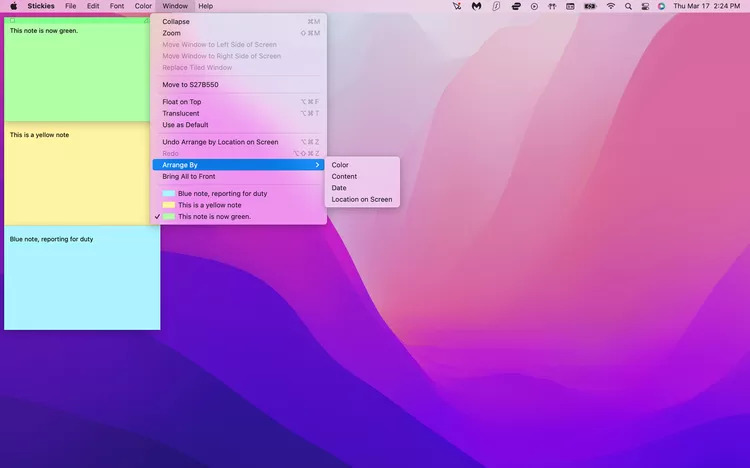 Use Sticky Notes On Mac