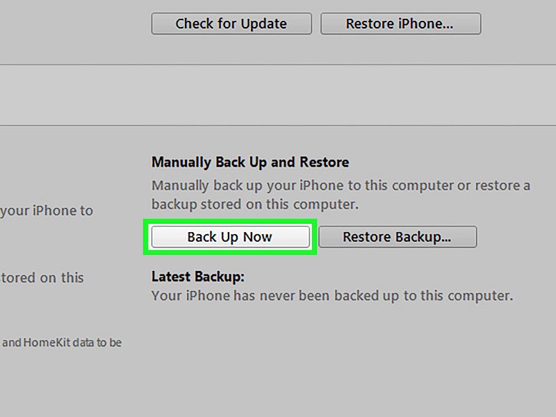 Fazer backup dos contatos do iPhone