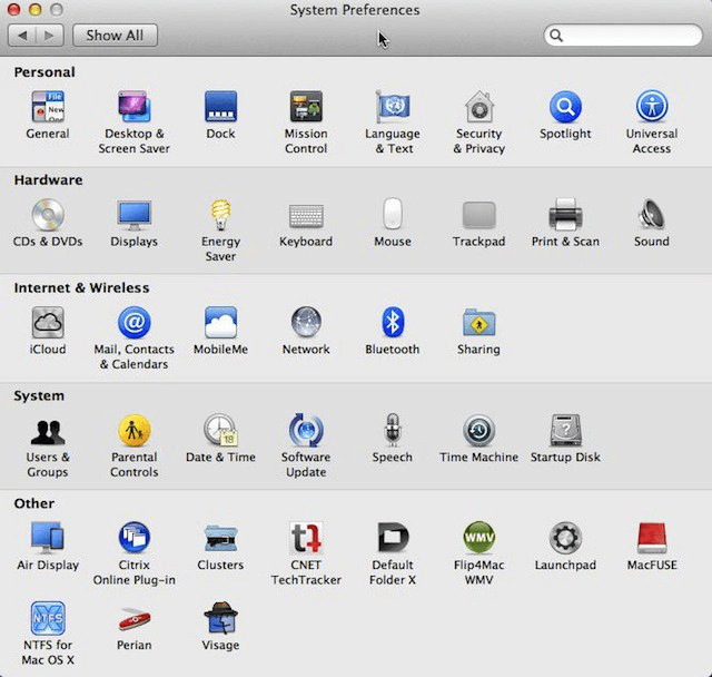 Opstartprogramma's op Mac wijzigen via Voorkeur